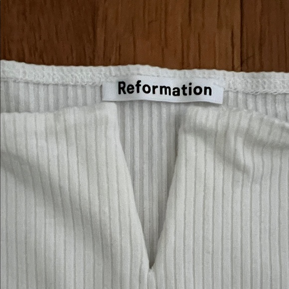Reformation Ribbed Tank Top - Picture 2 of 6